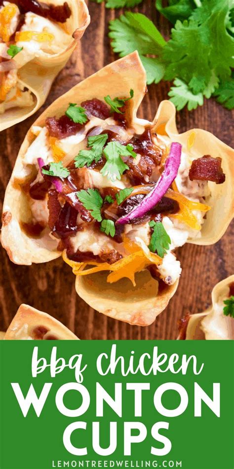 Bbq Chicken Wonton Cups Are The Ultimate Party Appetizer These Crispy