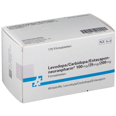 Levodopa Carbidopa Entacapon Neuraxpharm Mg Mg Mg St