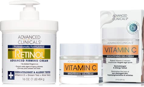 Amazon Advanced Clinicals Retinol Firming Cream Vitamin C Face