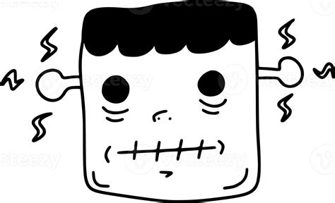 Doodle Cartoon Frankenstein 11288037 Png