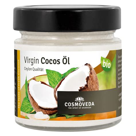 Kokosöl Nativ Extra Virgin Cocos Oil Cosmoveda Bio 170 ml