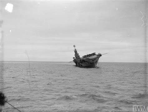 The Sinking Of Hms Ark Royal 13 November 1941 On Board An Escorting