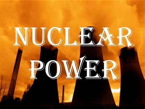 Nuclear Energy Powerpoint