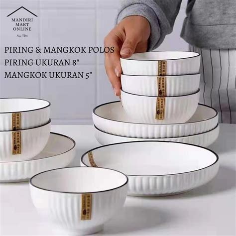 Jual Piring Keramik Inch Piring Makan Keramik Mangkok Keramik Motif