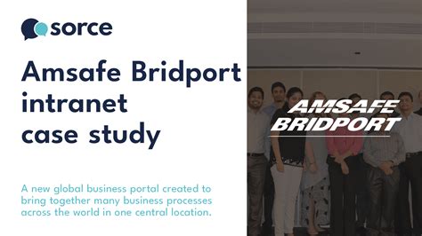 Amsafe Bridport Intranet Case Study Sorce Intranet