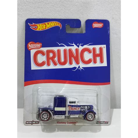 Hot Wheels Pop Culture Nestle Crunch Convoy Custom Top Of Back Card Got Minor Bent Mark