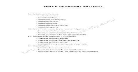 Tema Geometr A Anal Tica Matestierra Weebly Uploads