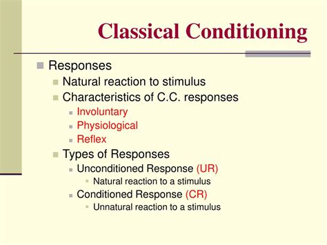 Ppt Classical Conditioning Powerpoint Presentation Free Download Id 3010584