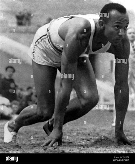 Jesse Owens Olympic Games Berlin 1936 Stock Photo - Alamy