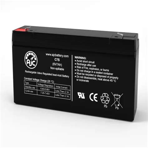 AJC® APC Smart-UPS SC 620 UPS Replacement Battery 7Ah, 6V, F1