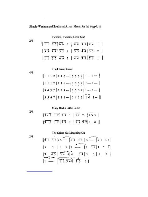 Note Angklung Pdf