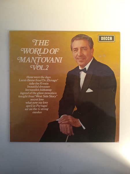 Lp The World Of Mantovani Vol 2 K Keitaan Verkkokauppa