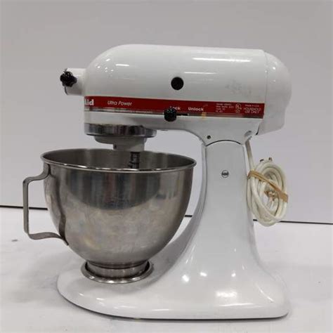 Buy The Kitchenaid Ultra Power Model Ksm90 Stand Mixer With Extra Attachments Goodwillfinds