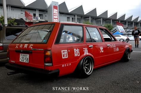 Firetruck Styled Carina Wagon Toyota Carina Japan Corolla Wagon