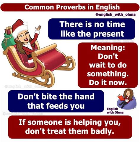 English With Olena Common Proverbs In English Proverbs English