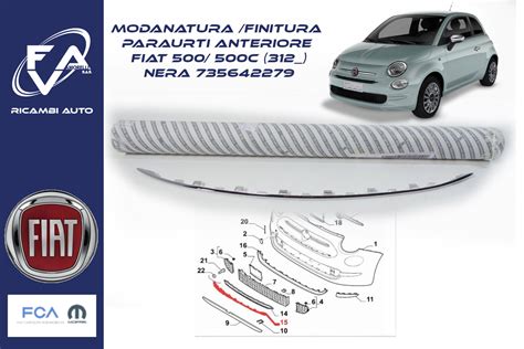 Modanatura Paraurti Ant Fiat F A V Di Amorelli