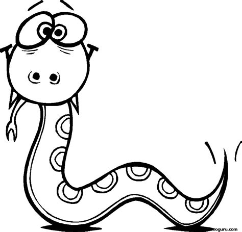 Cartoon Snake Outline - ClipArt Best