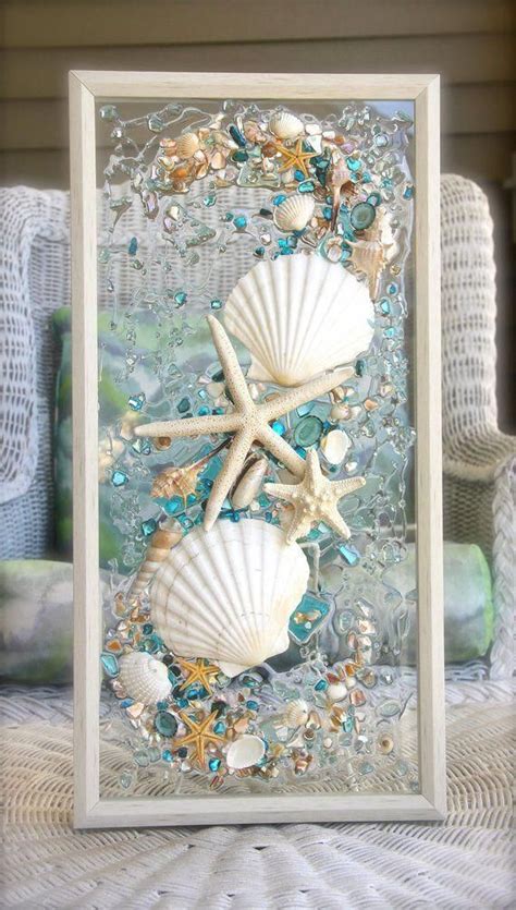 This Sea Glass Art Is Beautiful Piece That Is Ready To Great To Hang On