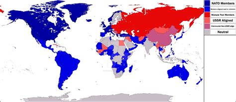 Cold War Era World Map by Gojifan1996 on DeviantArt