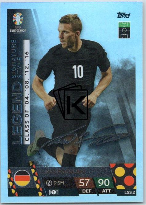 Fotbalov Karta Topps Match Attax Euro Legend Signature Style Lss