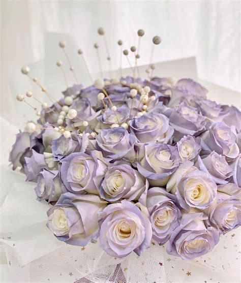 52 Purple Roses Bouquet Ace Flora