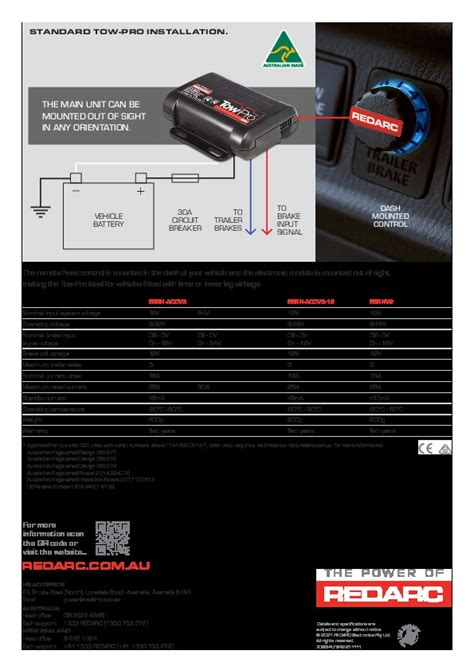 Redarc V3 Tow Pro Elite Electric Brake Controller Elite Offroad