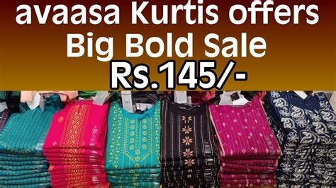 Ajio Offers Today New Avaasa Kurtis Sale New Coupon Code Use Only