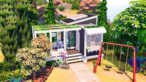 Teacher Tiny House No Cc The Sims 4 Speed Build Youtube