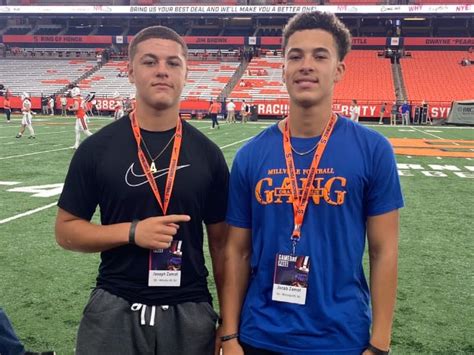 2025 Lb Joseph Zamot Really Enjoyed Syracuse Visit The Juice Online