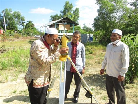 Kemenag Lhokseumawe Lakukan Kalibrasi Arah Kiblat