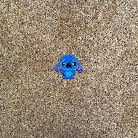 Stitch Inspired Magnet Lilo And Stitch Ohana Perler Bead Disney