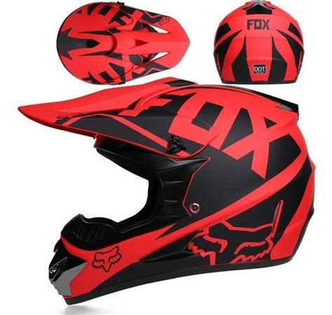 Casco Tipo Cross Moto Enduro Motocross Atv Bmx Negro Mate En Colombia