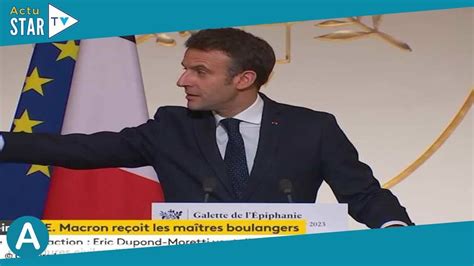 Vous Allez Tomber Emmanuel Macron Interrompt Son Discours Pour