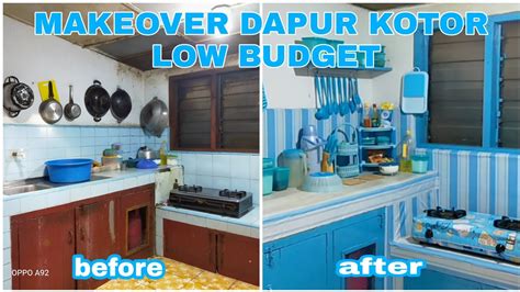 MAKE OVER DAPUR LOW BUDGET DAPUR BIRU YouTube