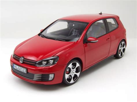 VW Golf 6 GTI 2009 Rot Modellauto 1 18 Norev EBay