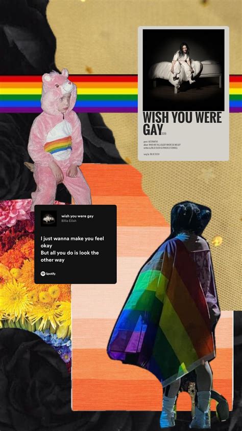 Wish You Were Gay Billie Eilish Wallpaper Wallpaper Billieeilish