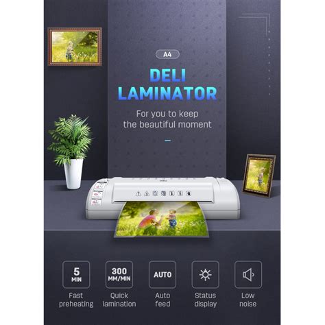 Deli E3893 Eu A4 Laminator