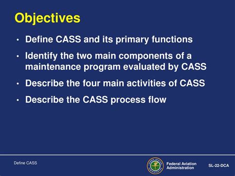 Air Carrier Continuing Analysis And Surveillance System Cass Ppt Download