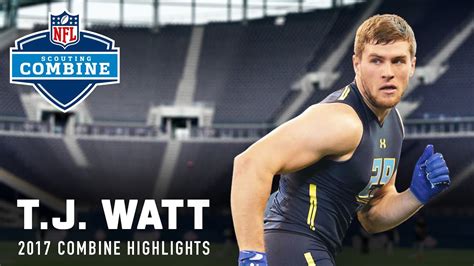 T.J. Watt (Wisconsin, LB) | 2017 NFL Combine Highlights - Win Big Sports