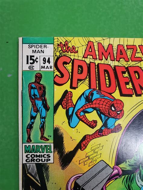 Amazing Spider Man 94 Origin Re Told John Romita 1971 Marvel FN