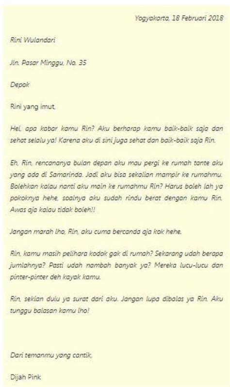 Detail Contoh Surat Dalam Bahasa Inggris Untuk Sahabat Koleksi Nomer