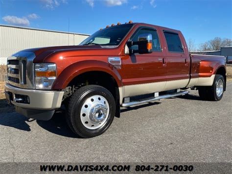 2008 Ford F 450 Super Duty King Ranch Dually 4x4 Powerstroke Diesel Pickup