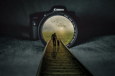 Manipulation Camera Lens Railroad - Free photo on Pixabay - Pixabay