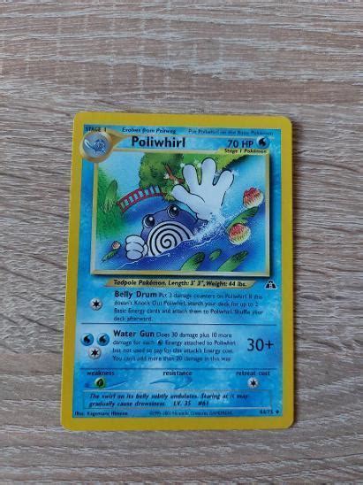 Pokémon karta Poliwhirl Aukro