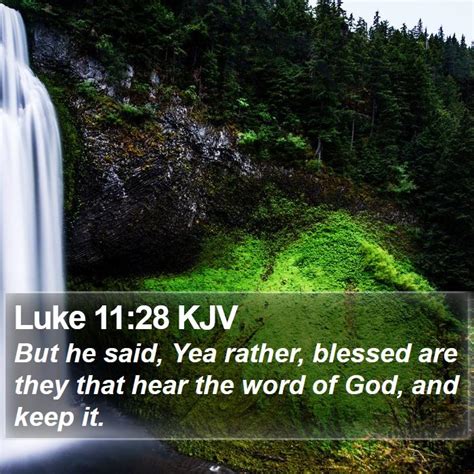 Luke 11:28 KJV Bible Verse Images