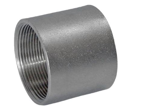 Sliver Inch Round Galvanized Stainless Steel Threaded Pipe Coupling