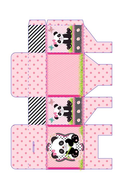 Kit Festa Panda Rosa Para Imprimir Arte Para Toda A Festa Panda