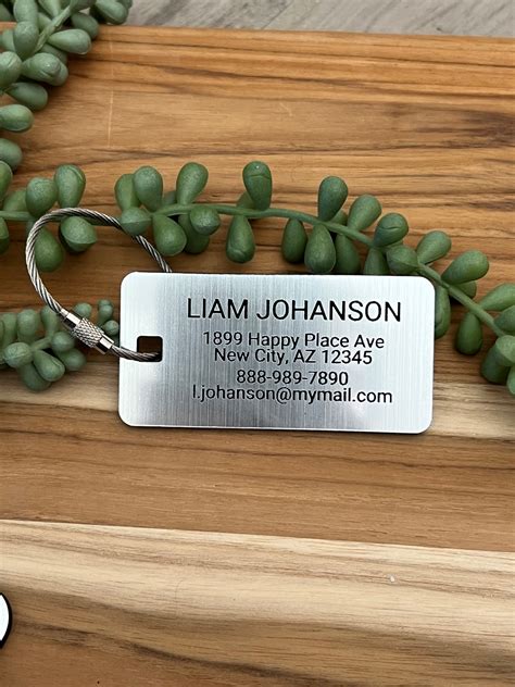 Luggage Tags Personalized Backpack Tag Bag Tags Name Tags - Etsy