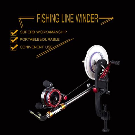 Aluminum Fishing Line Winder Baitcasting Reel Spool Spooler Two Way