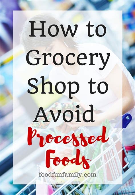 Non Processed Foods Grocery List